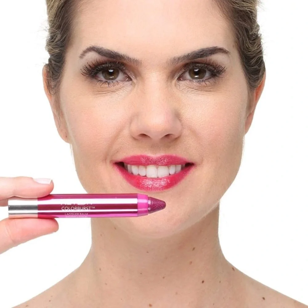 Revlon Colorburst Lacquer Balm Lip Crayon Whimsical Pink Lipstick 0.095 oz NEW